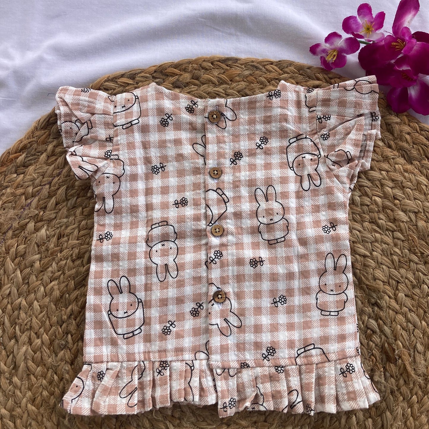 Girls Cotton Shorts Co-ord Set