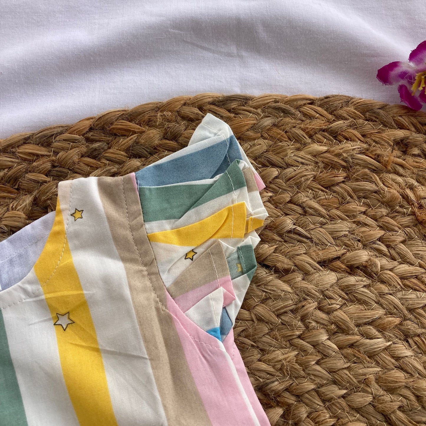 Girls Cotton Shorts Co-ord Set