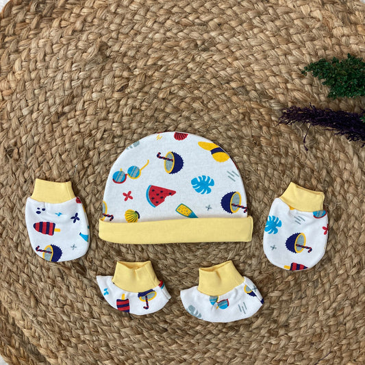 Cap Mitten and Booties Set MN01