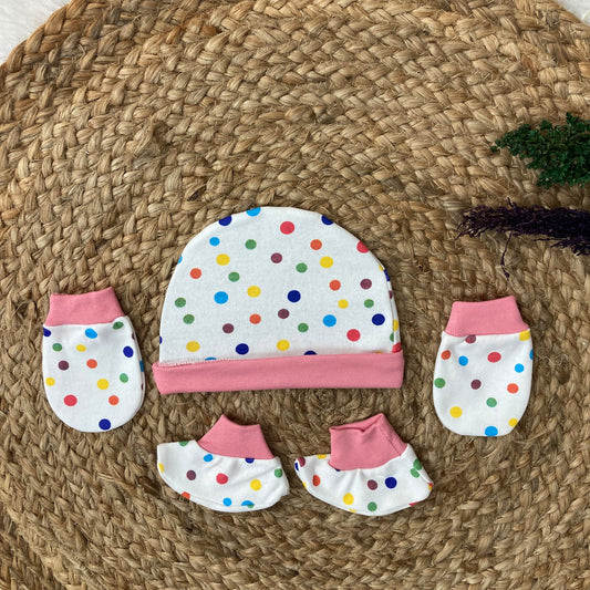 Cap Mitten and Booties Set MN01
