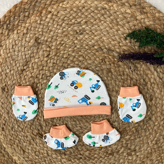 Cap Mitten and Booties Set MN01