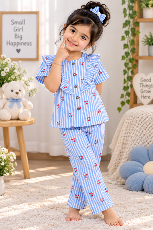 Girls Waffle knit Co-Ord Set FC01