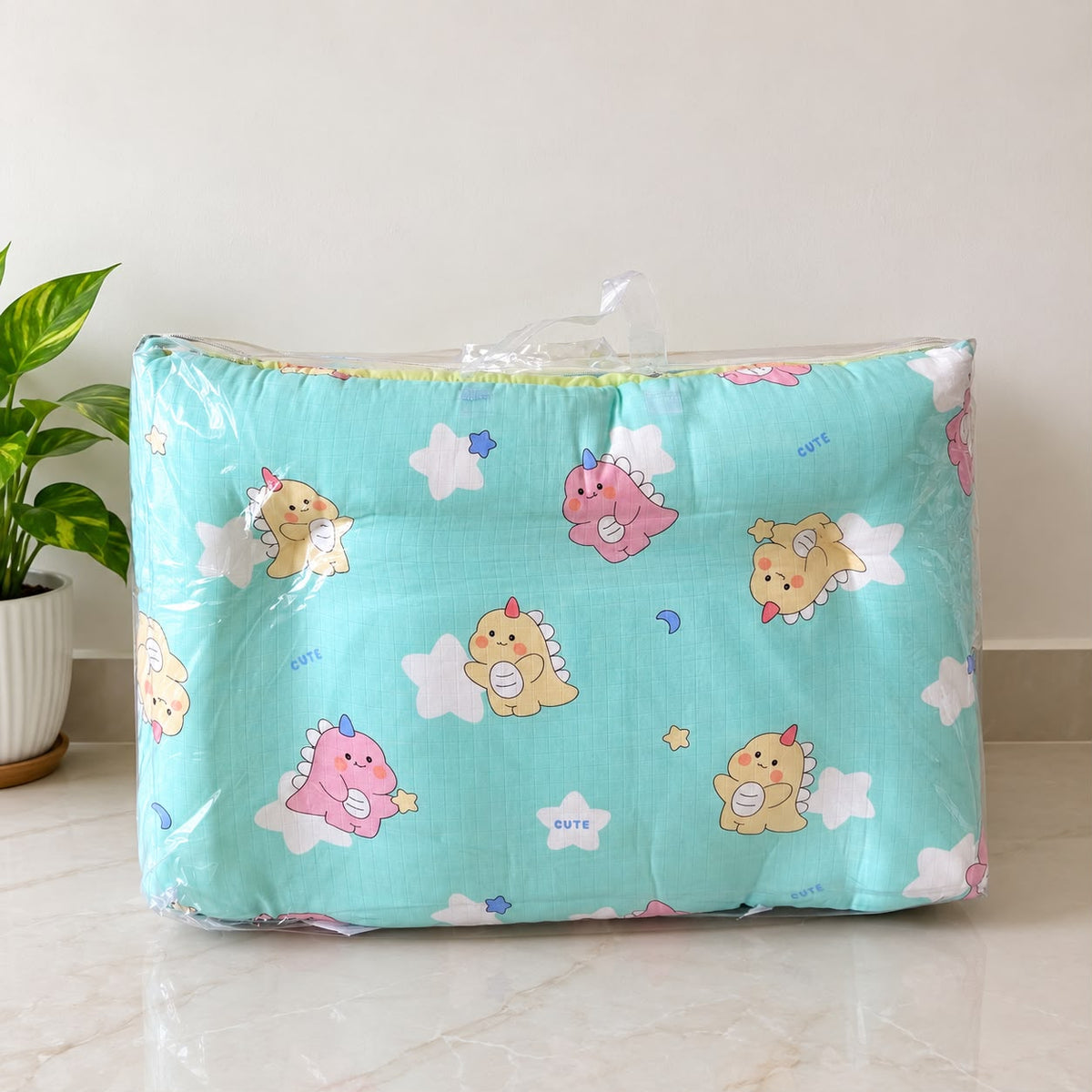 Muslin Bedding Set With Bolster & Head Pillow  MN01