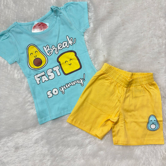 Girls Fancy shorts set SF03