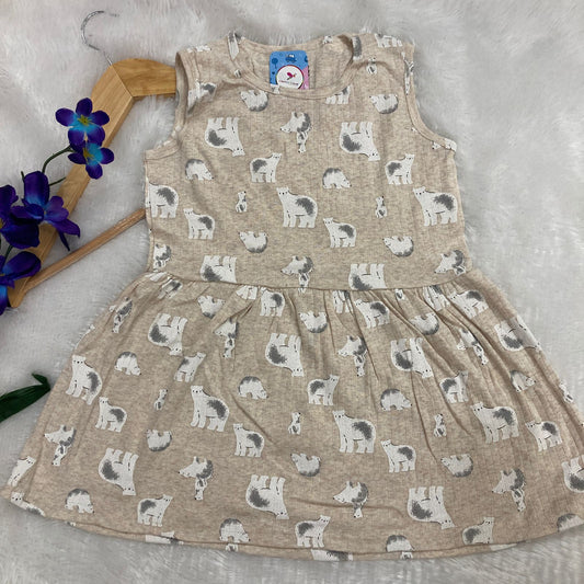 Summer Sleeveless Frock  4 to 5 years