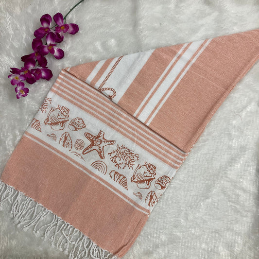 Extra Large size Adult Towel ( orange color)