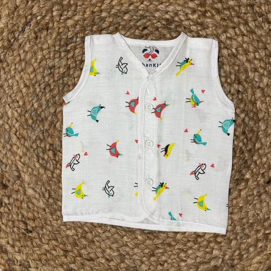 Muslin Button jablas MN01