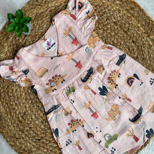 Muslin Frocks Double Layer Premium Quality MN01