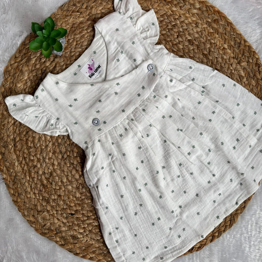 Muslin Frocks Double Layer Premium Quality MN01