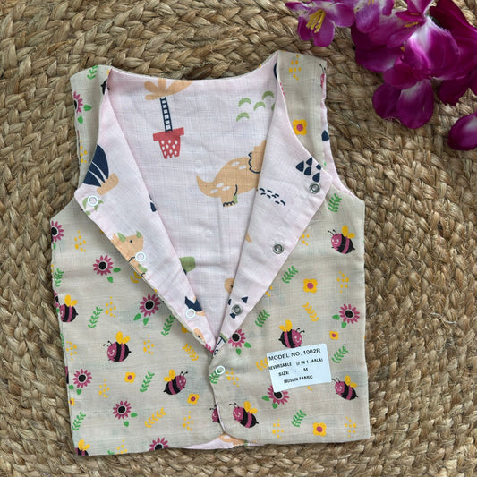 Reversible Muslin Jabla Double Layer MN01