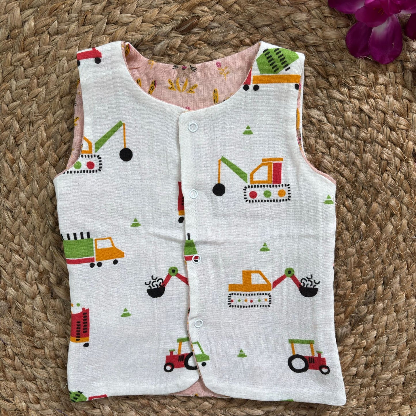 Reversible Muslin Jabla Double Layer MN01