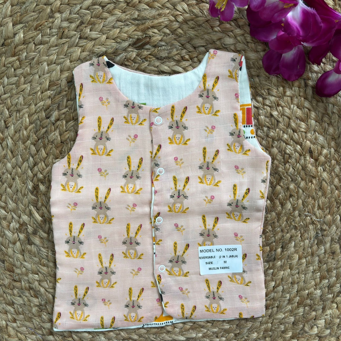 Reversible Muslin Jabla Double Layer MN01