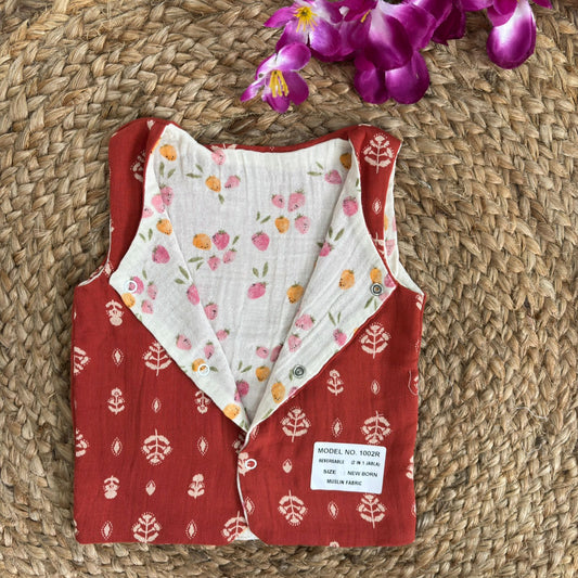 Reversible Muslin Jabla Double Layer MN01