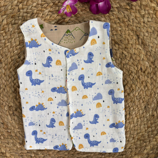 Reversible Muslin Jabla Double Layer MN01