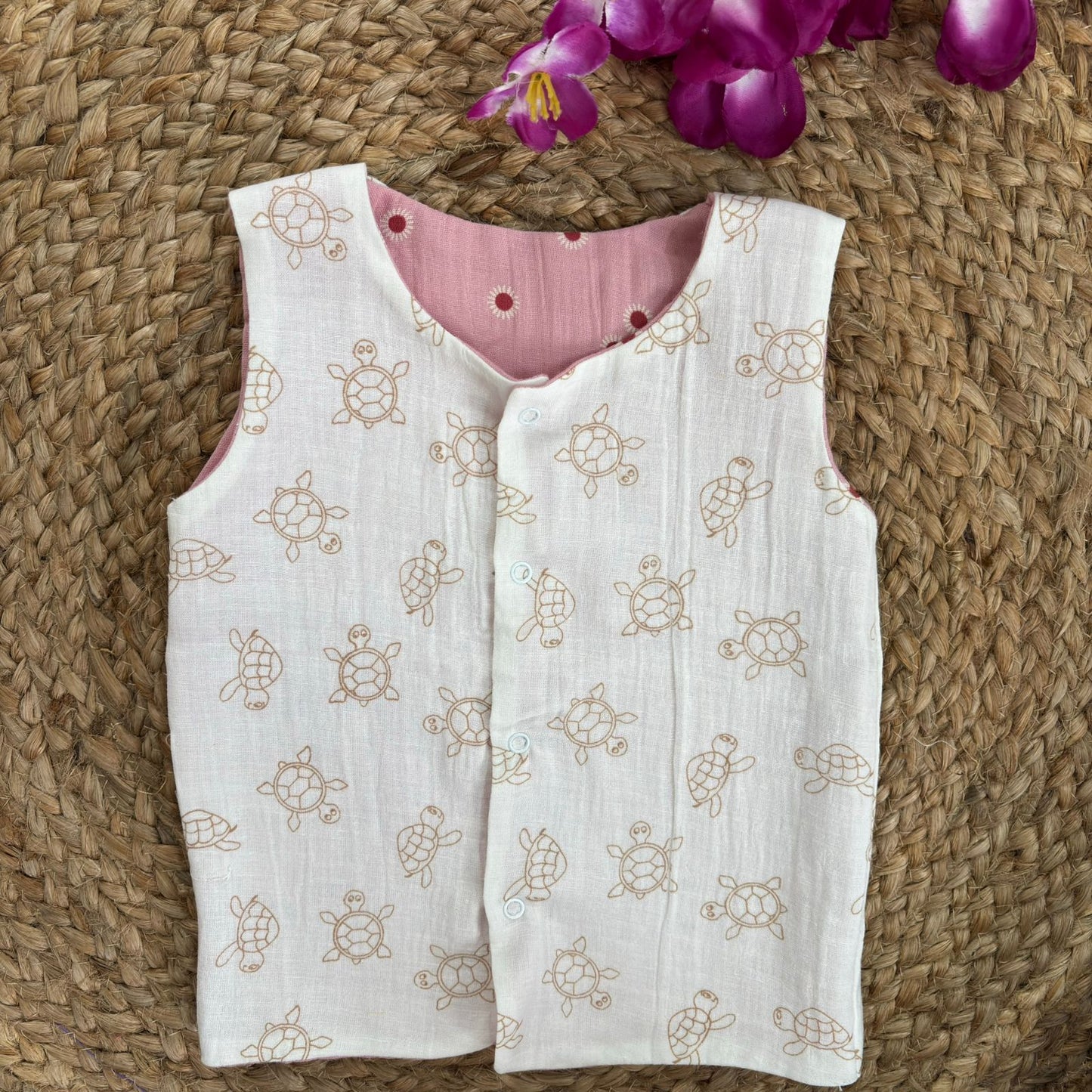 Reversible Muslin Jabla Double Layer MN01