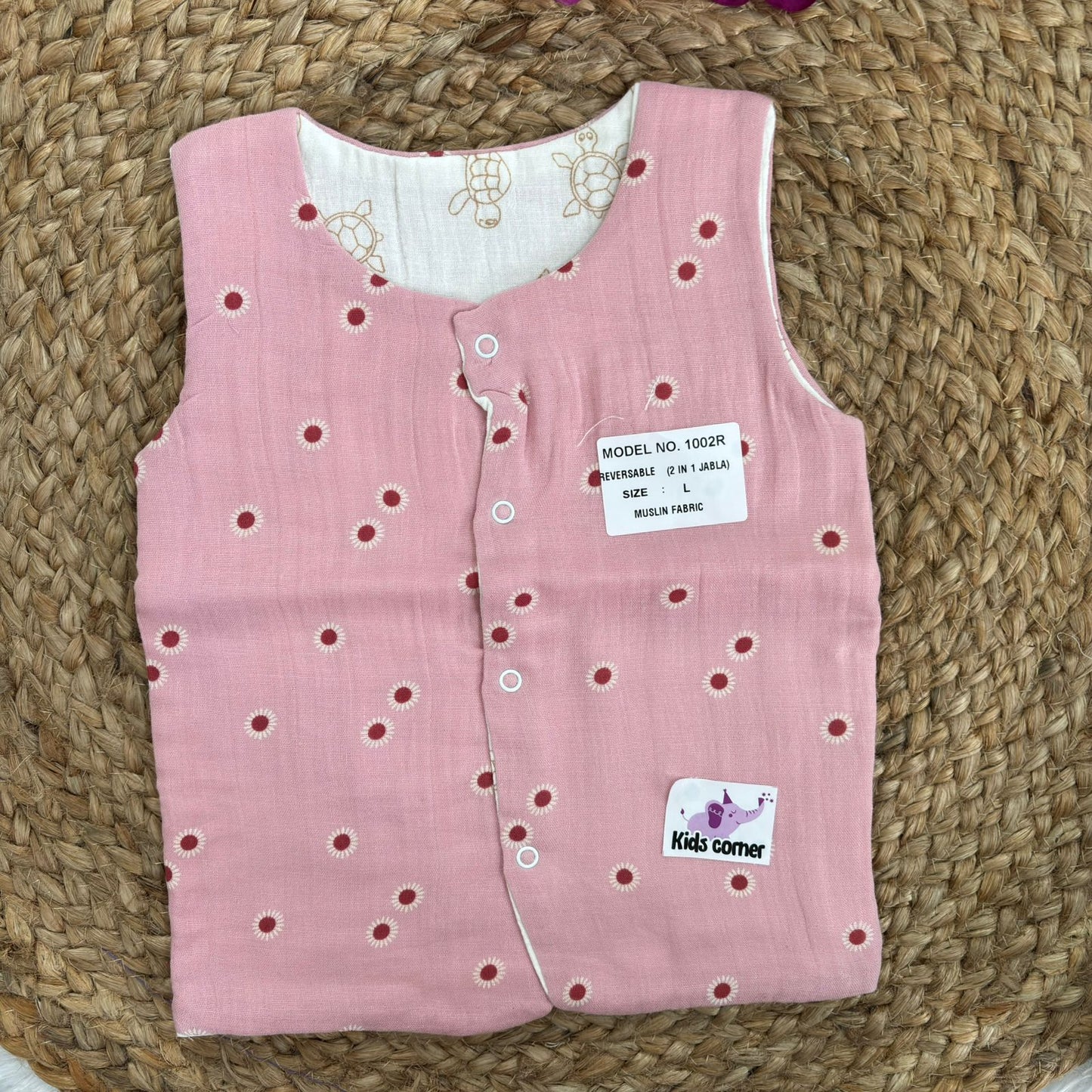 Reversible Muslin Jabla Double Layer MN01