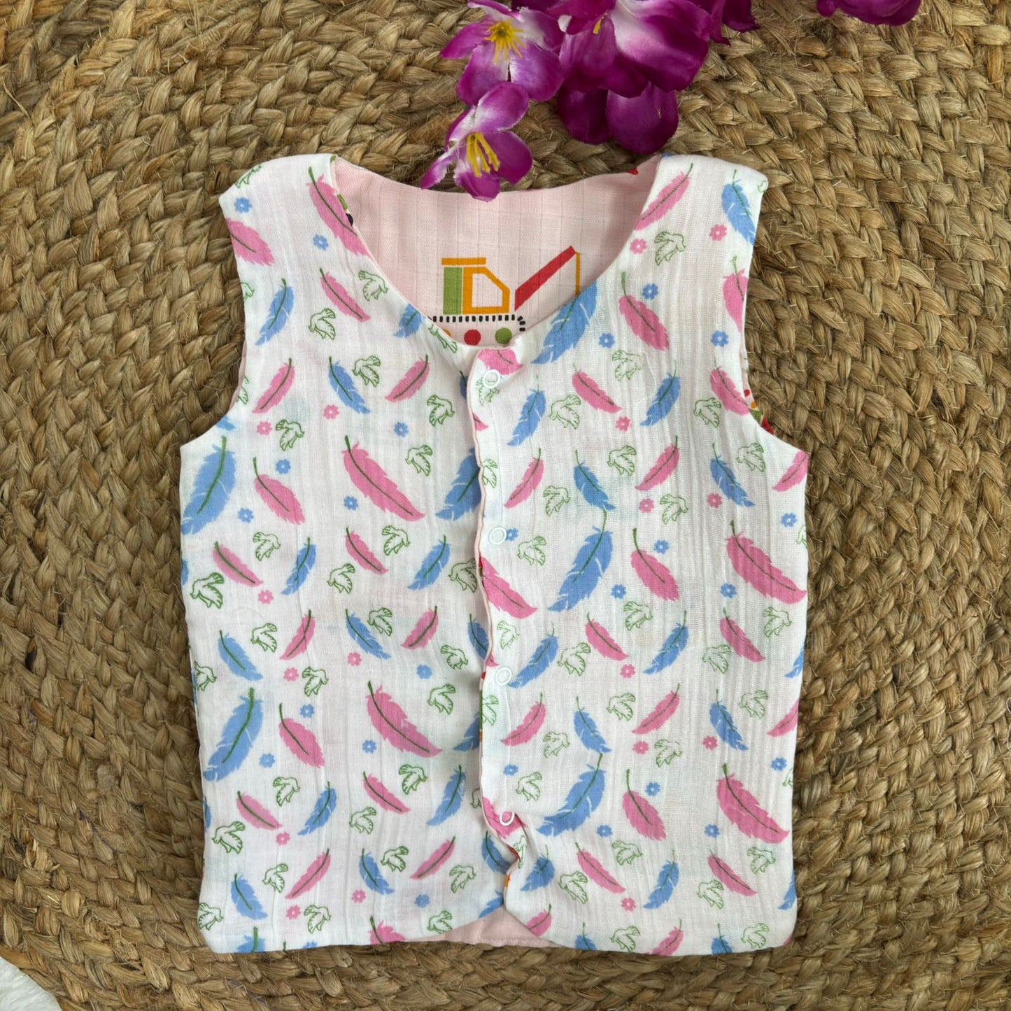 Reversible Muslin Jabla Double Layer MN01