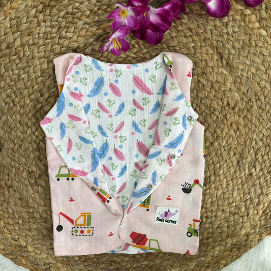 Reversible Muslin Jabla Double Layer MN01