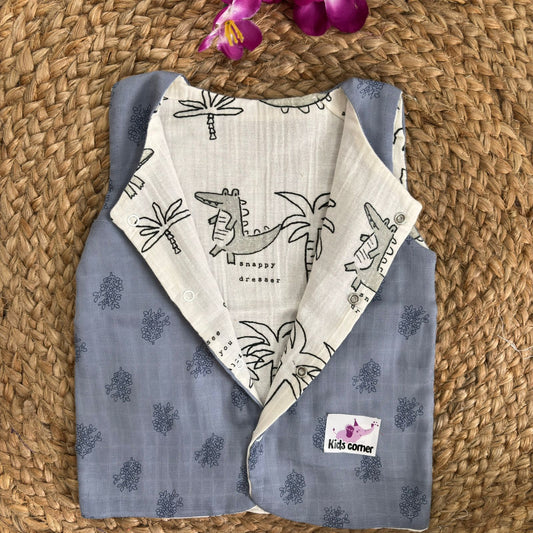 Reversible Muslin Jabla Double Layer MN01