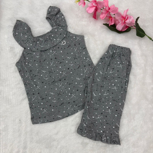 Girls 3/4th  Frill Set