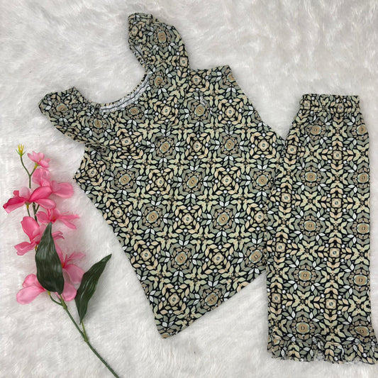 Girls 3/4th  Frill Set