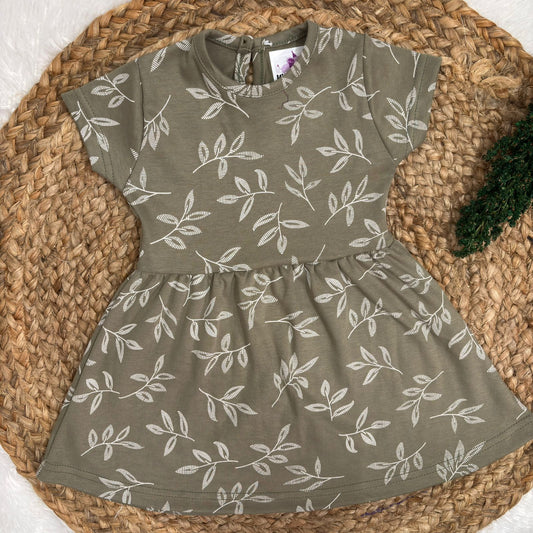 Baby Knitted Frocks with Back Button