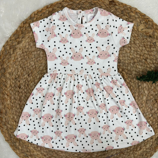 Baby Knitted Frocks with Back Button