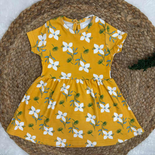 Baby Knitted Frocks with Back Button