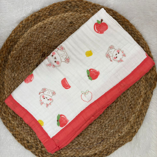 Crinkled Muslin 6 layer Blanket MN01