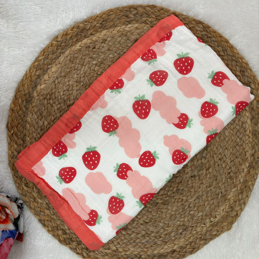 Crinkled Muslin 6 layer Blanket MN01