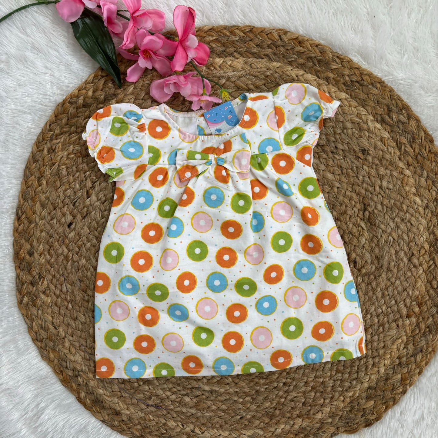 Woven Baby Cotton Frocks CF01