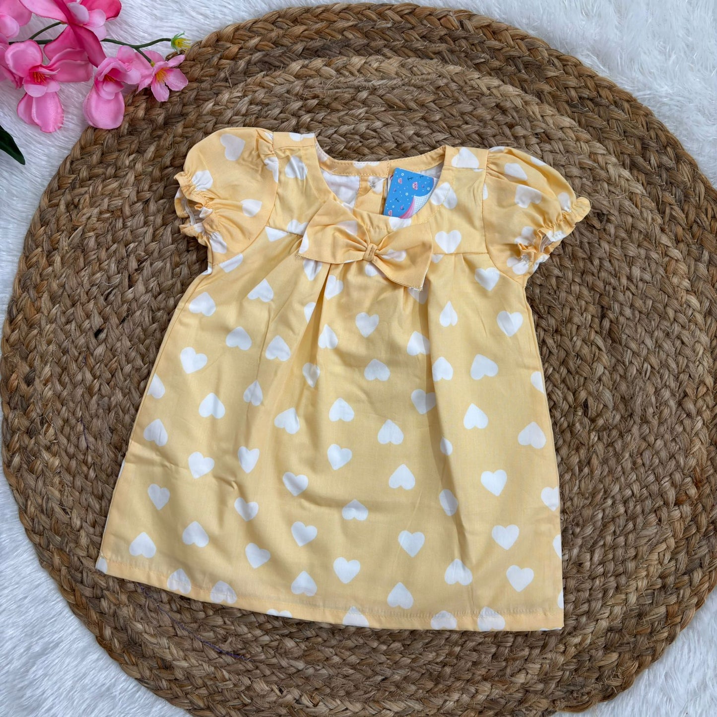 Woven Cotton Baby Frocks CF01