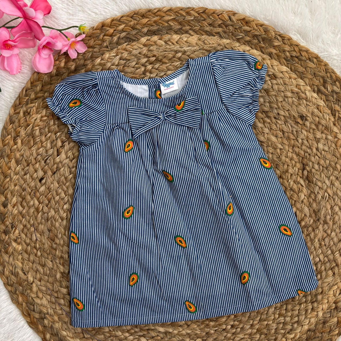 Woven Cotton Baby Frocks CF01