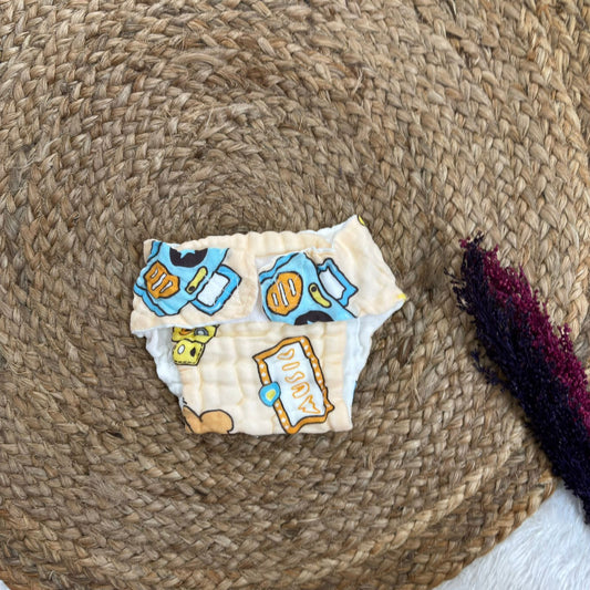 Muslin 6 layer Premium Nappy