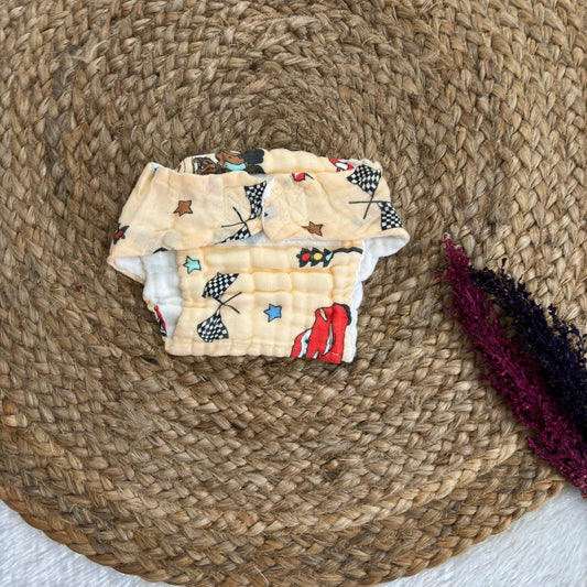 Muslin 6 layer Premium Nappy