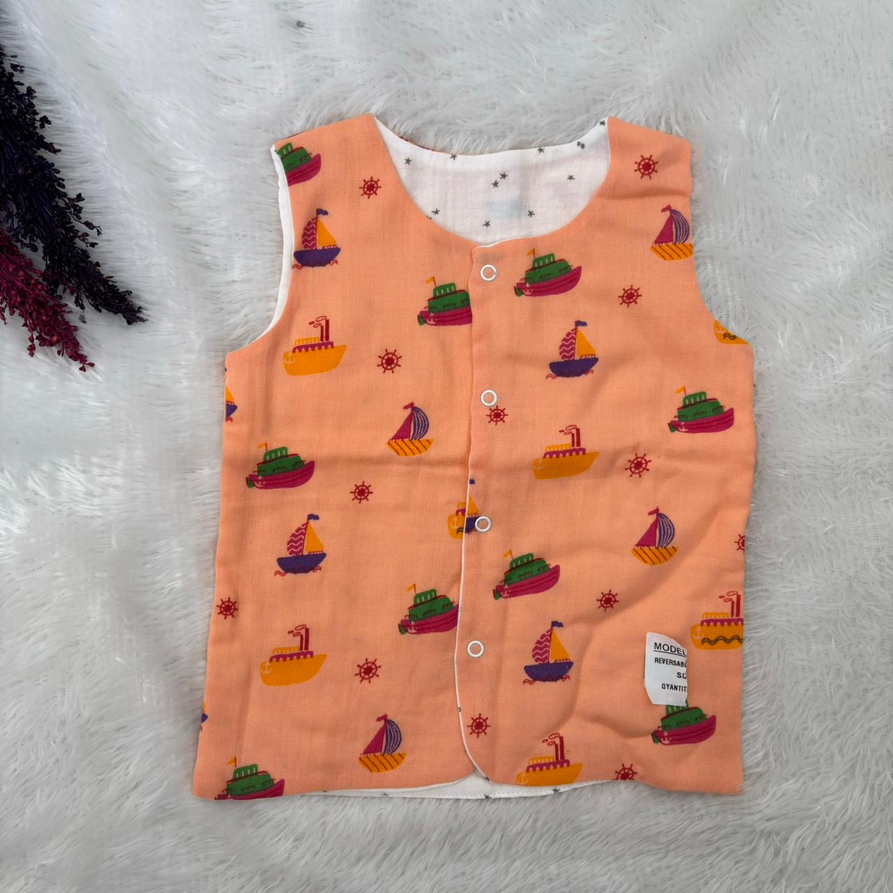 Reversible Muslin Jabla Double Layer MN01