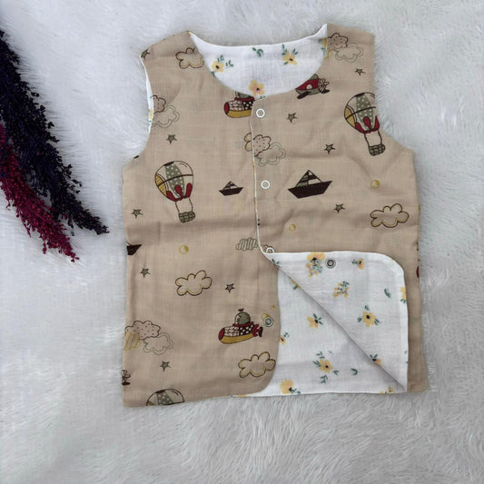 Reversible Muslin Jabla Double Layer MN01