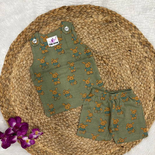 Muslin Vest and Shorts Set Double Layer DL01