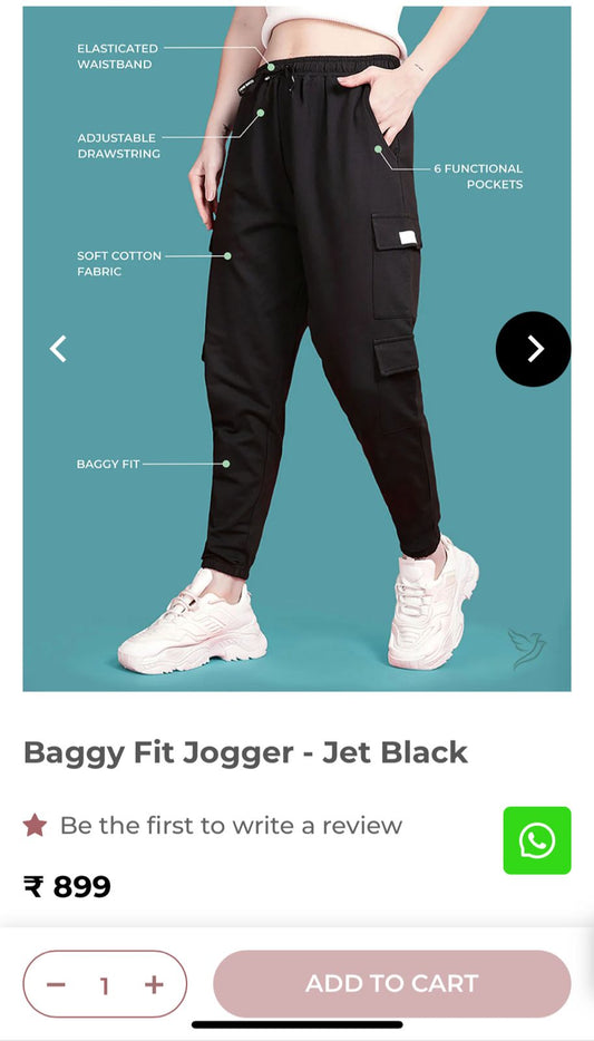 Women's Branded Joggers (Pack of 3)