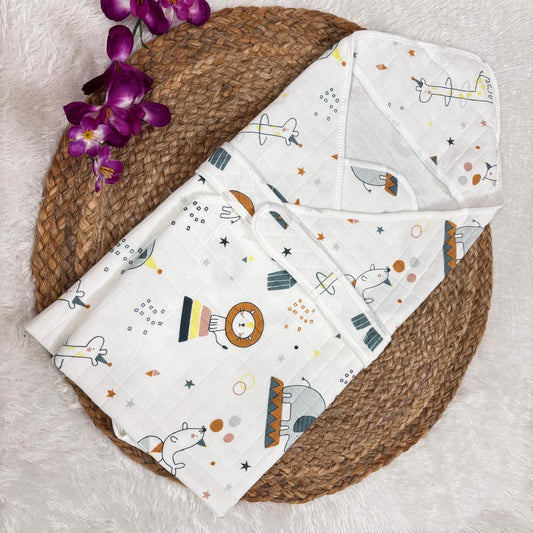 Baby Hooded Wrap / Blanket MN01