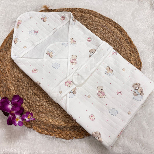 Baby Hooded Wrap / Blanket MN01