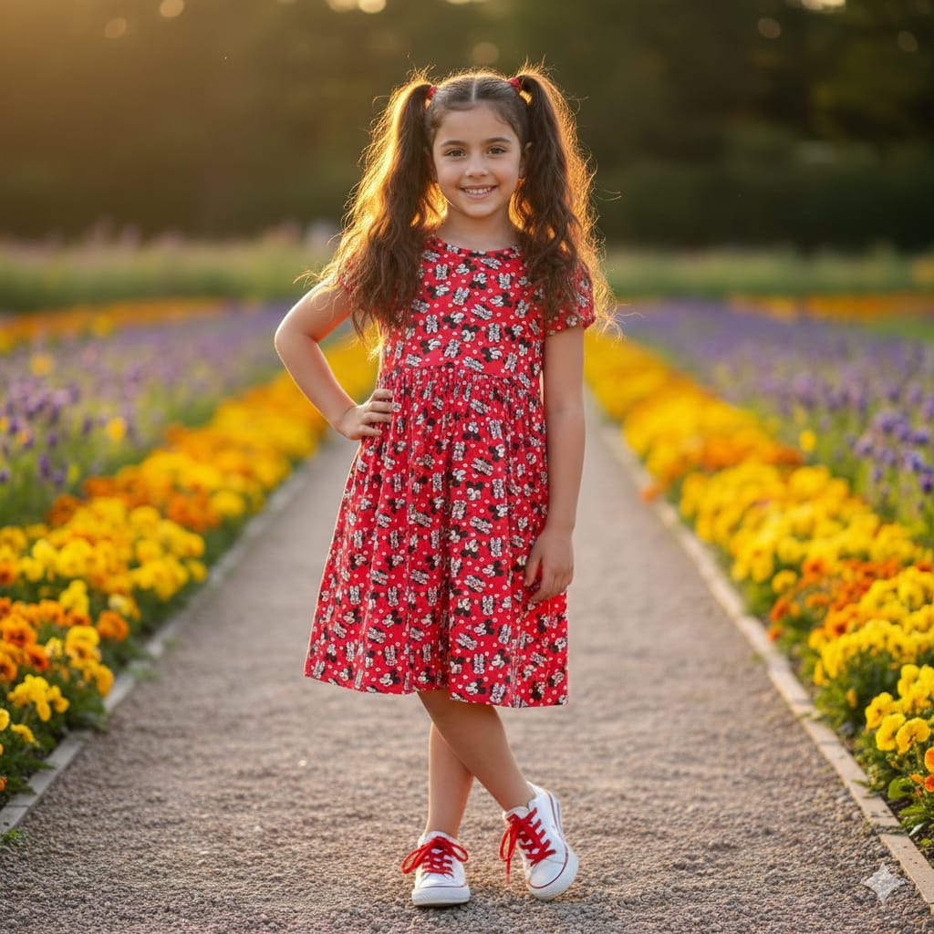 Premium Quality Girls Frock PV01