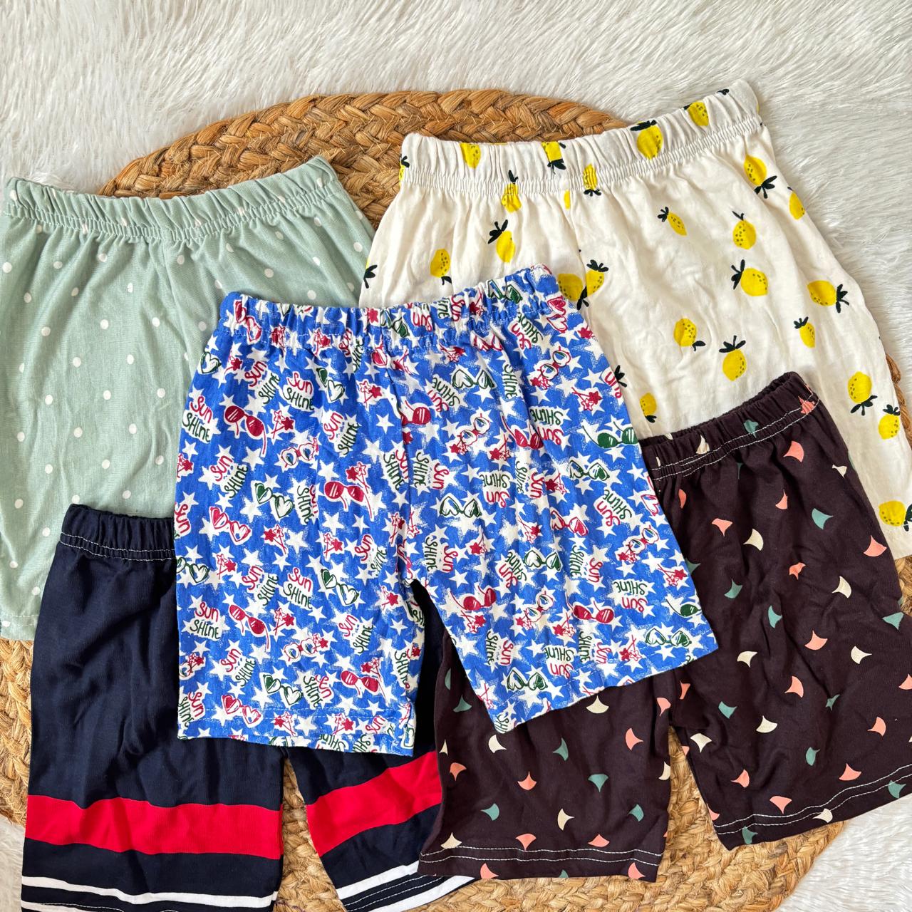 Shorts Combo 4 to 5 years (5 pcs pack)