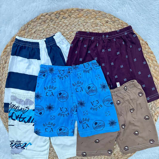 Shorts Combo 3 to 4 years (5 pcs pack)