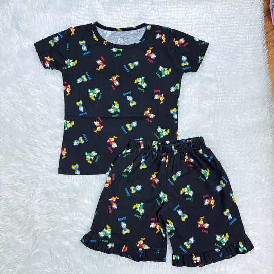 Girls Fancy shorts set SF03