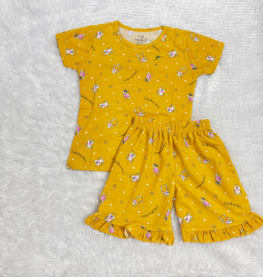 Girls Fancy shorts set SF03