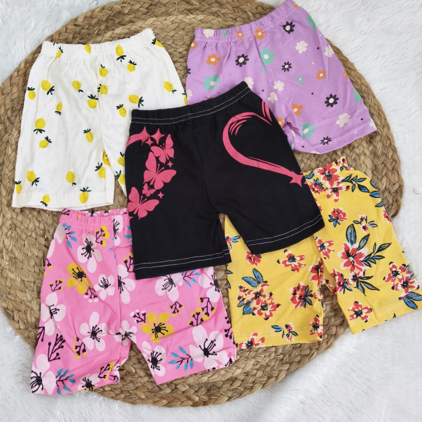 Shorts Combo 1 to 2 years (5 pcs pack)