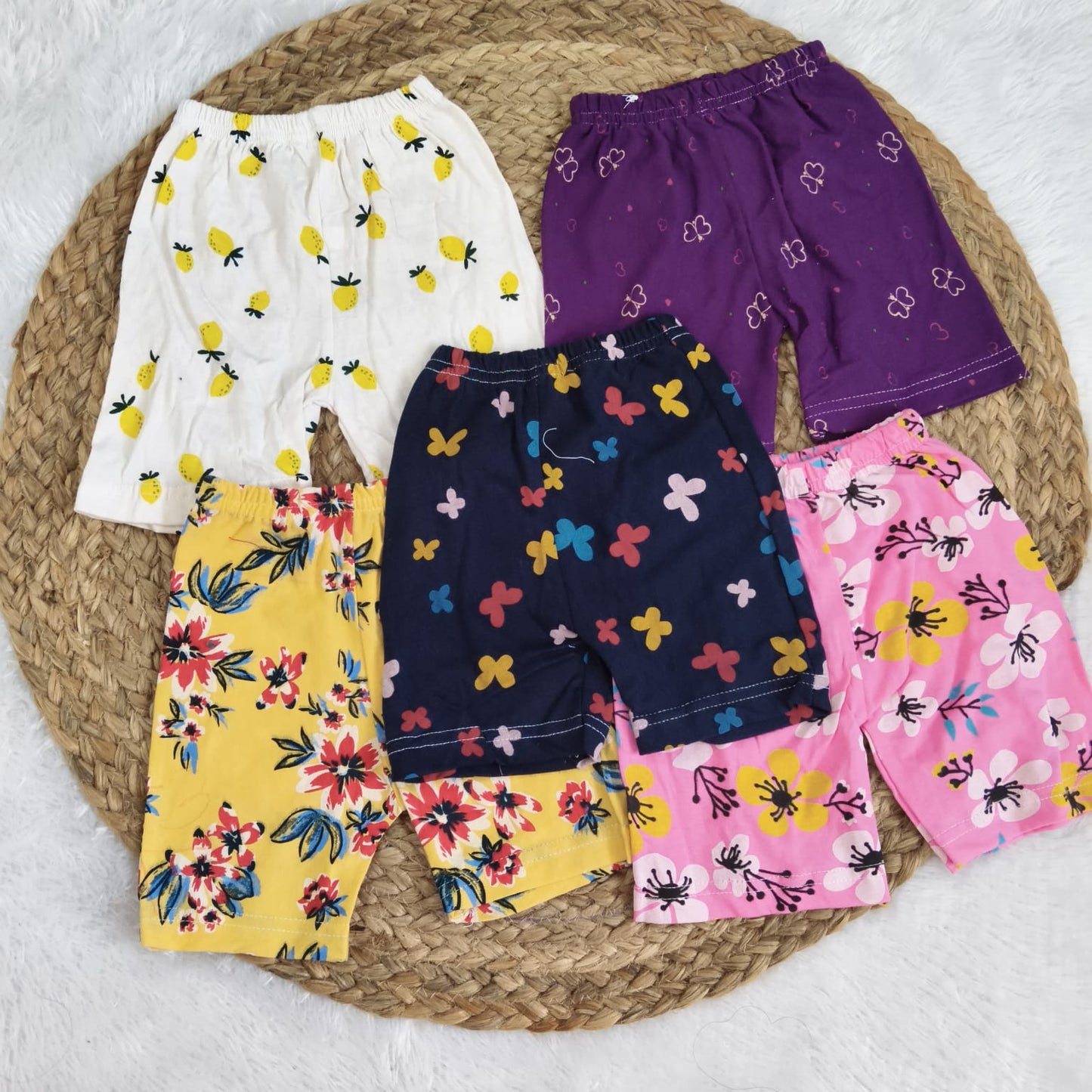 Shorts Combo 1 to 2 years (5 pcs pack)