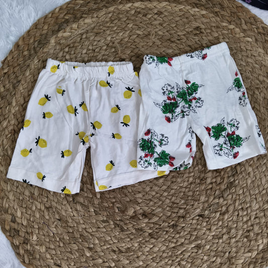 Shorts Combo 6 to 12 months (2 pcs pack)