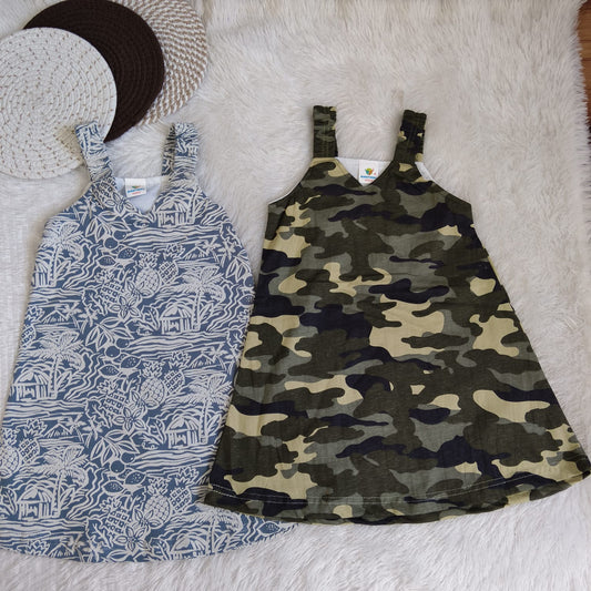 Summer Sleeveless Frock combo CF01